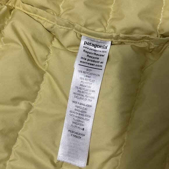 PATAGONIA Netplus Shells Puffer Down Jacket Size Small 7-8 Light Blue - Picture 5 of 11